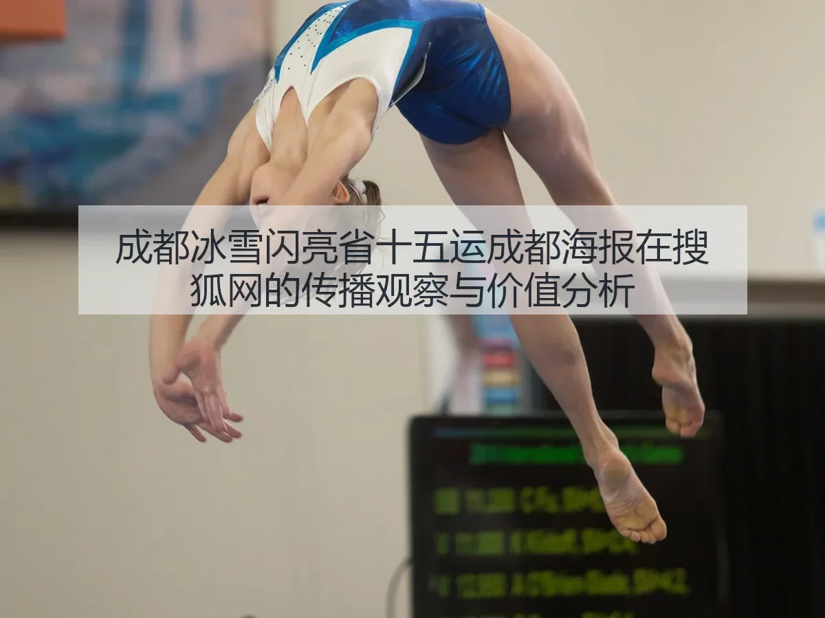 成都冰雪闪亮省十五运成都海报在的传播观察与价值分析
